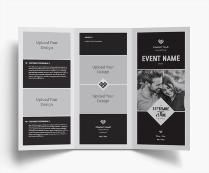 Design Preview for Design Gallery: Introduction & Dating Agencies Folded Leaflets, Tri-fold DL (99 x 210 mm)