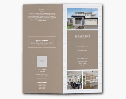 Design Preview for Design Gallery: Real Estate Agents Custom Brochures, 9" x 8" Bi-fold