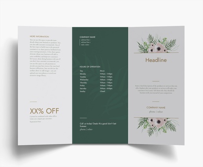 Design Preview for Flyers for Events: Templates and Examples, Tri-fold DL