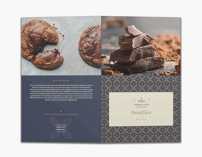 A candy store chocolatier gray design for Elegant
