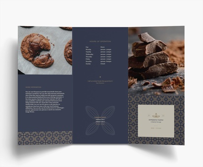Design Preview for Design Gallery: Sweet Shops Folded Leaflets, Tri-fold DL (99 x 210 mm)