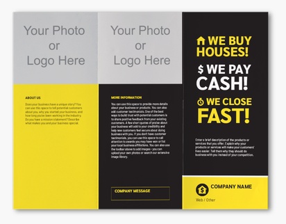 A we pay cash logo black yellow design with 2 uploads