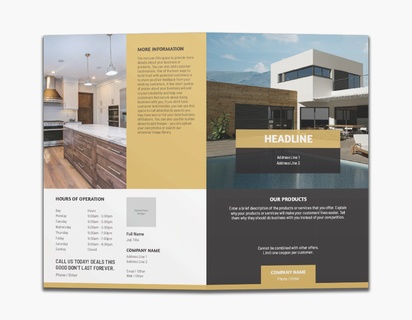 Design Preview for Design Gallery: Real Estate Agents Custom Brochures, 8.5" x 11" Bi-fold