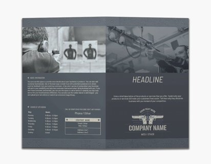 Design Preview for Design Gallery: Military Custom Brochures, 8.5" x 11" Bi-fold
