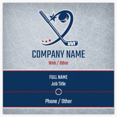 Design Preview for Design Gallery: Sports Specific Pearl Business Cards