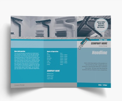 Design Preview for Design Gallery: Roofing Folded Leaflets, Tri-fold DL (99 x 210 mm)
