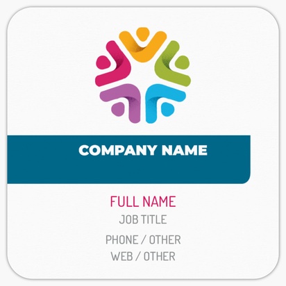 Design Preview for Design Gallery: Foster Services & Adoption Rounded Corner Business Cards, Rounded Square (65 x 65 mm)