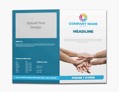 Design Preview for Design Gallery: Customer Service Custom Brochures, 8.5" x 11" Bi-fold