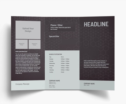 Design Preview for Design Gallery: Advertising Folded Leaflets, Tri-fold DL (99 x 210 mm)