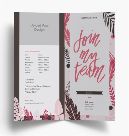Design Preview for Design Gallery: Fun & Whimsical Folded Leaflets, Bi-fold DL (99 x 210 mm)
