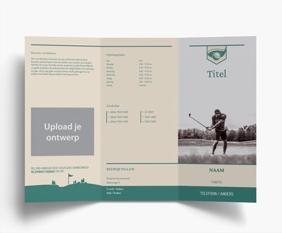 Voorvertoning ontwerp voor Ontwerpgalerij: Sport Folders, Drieluik DL (99 x 210 mm)