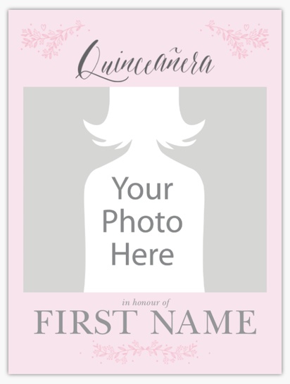 Design Preview for Quinceanera Posters Templates, 18" x 24"