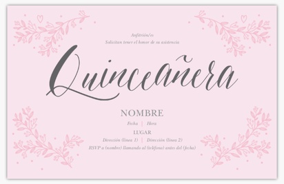 Un quinceañera tipografía quinceañera diseño blanco violeta para Quinceañera