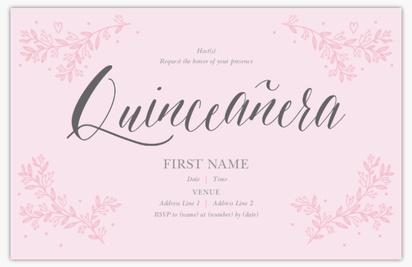 A quinceanera quinceanera typography gray design for Quinceañera