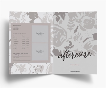 Design Preview for Design Gallery: Skin Care Folded Leaflets, Bi-fold A5 (148 x 210 mm)