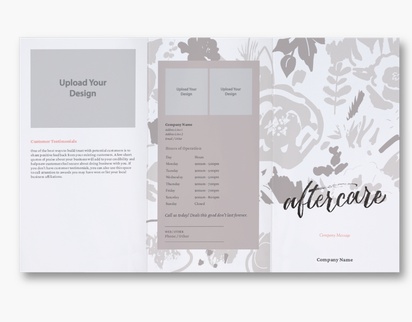 Design Preview for Design Gallery: Hair Salons Custom Brochures, 8.5" x 14" Tri-fold