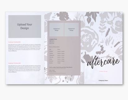 Design Preview for Design Gallery: Skin Care Custom Brochures, 9" x 16" Tri-fold