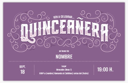 Un adornado mexicana diseño violeta para Cumpleaños