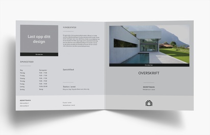Forhåndsvisning av design for Designgalleri: Byplanlegging Brosjyrer, 2-fløyet Kvadratisk 210 x 210 mm