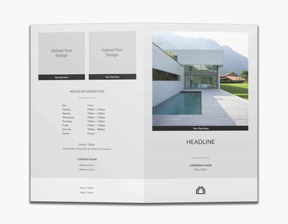 Design Preview for Real Estate Agents Custom Brochures Templates, 8.5" x 11" Bi-fold