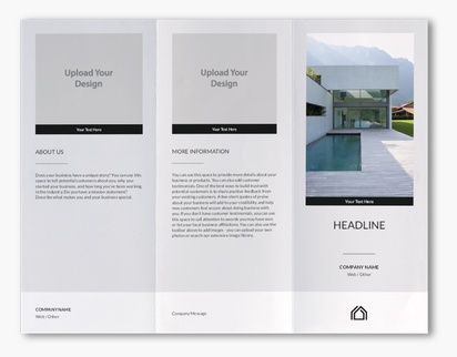Design Preview for Design Gallery: Urban Planning Custom Brochures, 8.5" x 11" Z-fold