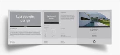Forhåndsvisning av design for Designgalleri: Byplanlegging Brosjyrer, 3-fløyet Kvadratisk 210 x 210 mm