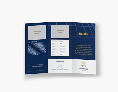 Design Preview for Design Gallery: Information & Technology Folded Leaflets, Tri-fold DL (99 x 210 mm)