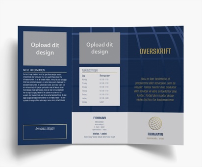 Forhåndsvisning af design for Designgalleri: Finans og forsikring Brochurer, 3-fløjet DL (99 x 210 mm)