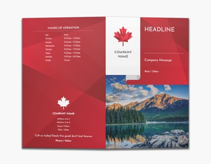 Design Preview for Design Gallery: Patriotic & Military Custom Brochures, 8.5" x 11" Bi-fold