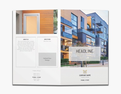 Design Preview for Design Gallery: Urban Planning Custom Brochures, 8.5" x 11" Bi-fold