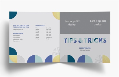 Forhåndsvisning av design for Designgalleri: Solstudioer Brosjyrer, 2-fløyet Kvadratisk 148 x 148 mm