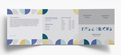Design Preview for Design Gallery: Folded Leaflets, Tri-fold Square (148 x 148 mm)