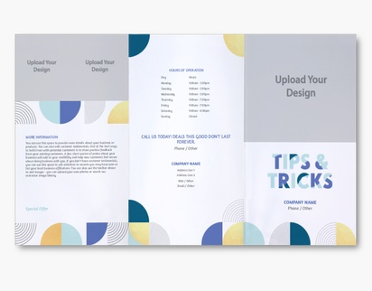 Design Preview for Design Gallery: Massage & Reflexology Custom Brochures, 9" x 16" Tri-fold