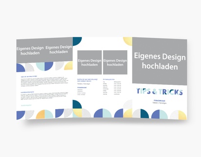 Designvorschau für Designgalerie: Falzflyer Wachsbehandlung & Haarentfernung, Wickelfalz A4 (210 x 297 mm)