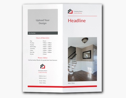 Design Preview for Finance & Insurance Custom Brochures Templates, 9" x 8" Bi-fold