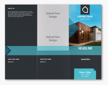A conveyancing real estate lawyer blue black design for Modern & Simple with 2 uploads