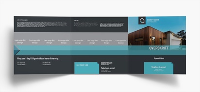 Forhåndsvisning av design for Designgalleri: Advokat & eiendomsmegling Brosjyrer, 3-fløyet Kvadratisk 210 x 210 mm