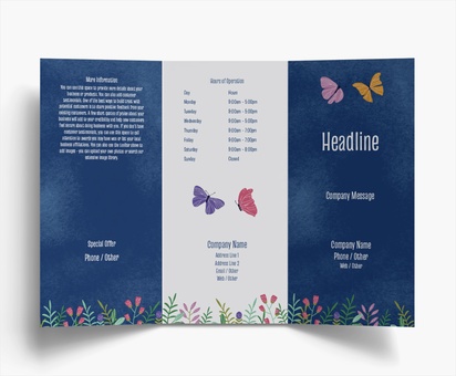 Design Preview for Design Gallery: Childcare & Early Education Folded Leaflets, Tri-fold DL (99 x 210 mm)