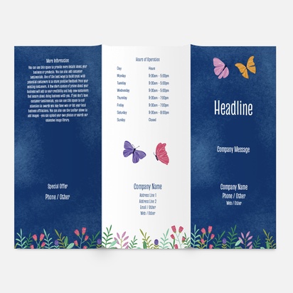 Design Preview for Design Gallery: Fun & Whimsical Brochures, DL Tri-fold