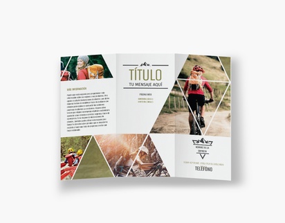 Vista previa del diseño de Galería de diseños de folletos plegados para excursiones y visitas turísticas, Tríptico DL (99 x 210 mm)