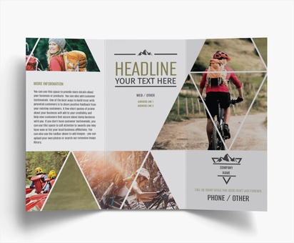 Design Preview for Templates for Sports & Fitness Brochures , Tri-fold DL