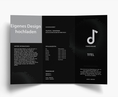 Designvorschau für Designgalerie: Flyer und Falzflyer Kunst & Unterhaltung, Wickelfalz DL (99 x 210 mm)