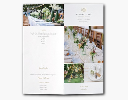 Design Preview for Design Gallery: Elegant Custom Brochures, 9" x 8" Bi-fold