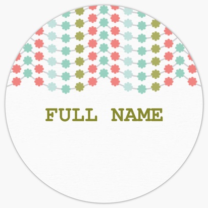 Design Preview for Design Gallery: Sticker Sheets, 3.8 x 3.8 cm Circle