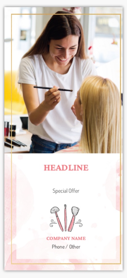 Design Preview for Design Gallery: Beauty & Spa Rate Cards
