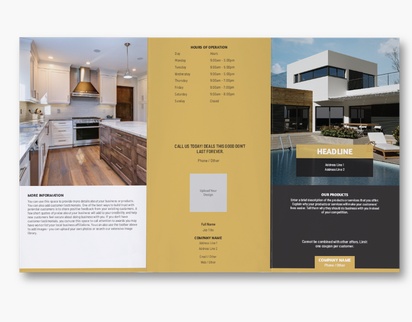 A real estate real estate agency cream black design for Modern & Simple with 1 uploads