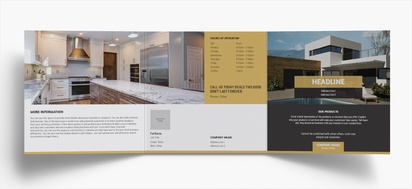 Design Preview for Design Gallery: Property Management Folded Leaflets, Tri-fold Square (148 x 148 mm)