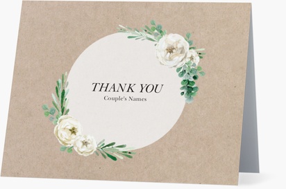 A florals on kraft paper rustic cream white design for Spring