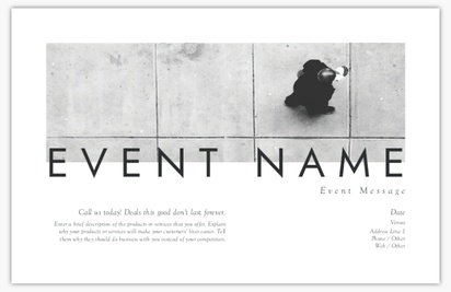 A photography art white design for Events