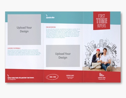 Design Preview for Design Gallery: Property Estate Solicitors Custom Brochures, 9" x 16" Tri-fold